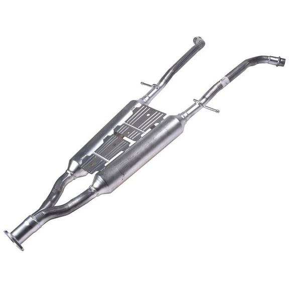 Center Muffler - Compatible with 2015 INFINITI Q40 AWD 3.7L V6