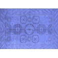 thumbnail image 1 of Ahgly Company Indoor Rectangle Oriental Blue Traditional Area Rugs, 2' x 4', 1 of 4