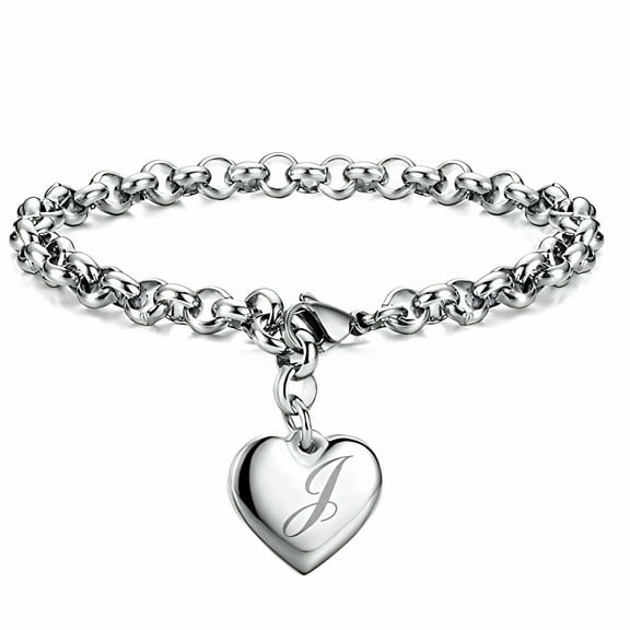 DESIGNICE Silver Bracelets for Women,Polished Finish Bracelets for Teen Girls,Soft Contact Charm Bracelets for Women,Silver1