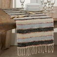 thumbnail image 3 of Fennco Styles Woven Chindi Striped Fringe 100% Cotton Collection, 3 of 8