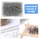thumbnail image 5 of 1000 Piezas Alfileres de Costura Alfileres de Cabeza, Alfileres de Satén Fino para Confección de Joyería, Manualidades, Proyectos de Costura, Agujas de Coser con Barra de Cabeza Plana, Plata, 26 mm, 5 of 8