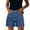 Blue -AG13, variant on Nestiefly Jean Shorts for Women 2026 High Waisted Stretchy Casual Cut Off Denim Shorts Summer Trendy Jorts with Pockets Blue L