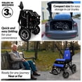 thumbnail image 2 of MAJESTIC IQ-8000 New Remote & Joystick Controlled Mobility Aid Lightweight Foldable Electric Wheelchair, 2 of 5