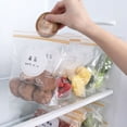 thumbnail image 3 of Reusable Double Zipper Vegetable Kitchen Tools Fruits Sorting Bag Food Storage Bag Sealed Packing Bags Food Preservation Self Sealing Bag M, 3 of 8