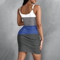 thumbnail image 4 of Robe Mini à Poches Color Block pour Femmes Été Plage Sans Manches Bretelles T-Shirt Décontracté Couverture de Plage 2025, 4 of 6