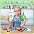 thumbnail image 3 of Sinekong Flash Cards for Toddlers 1-3, Alphabet ABC Flash Cards Preschool Educational Toddler Learning Activities, 100 Double-Sided Cards, 3 of 10