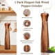 thumbnail image 3 of Molinillo de Pimienta o Sal de Madera de 10 Pulgadas de Alto, Elegante Molinillo de Pimienta de Madera con Rotor de Cerámica Ajustable., 3 of 5