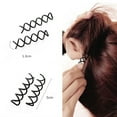 thumbnail image 4 of 10Pcs Spiral Hair Pins, Twist Corkscrew Spin Pins with Non-Scratch Rounded Clips for Women's Hair Styling DIY (Black), 4 of 9