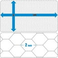thumbnail image 3 of Fencer Wire 20 Gauge Galvanized Poultry Hex Netting with 2 inch Mesh (5ft. x 50ft.), 3 of 9