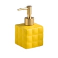 thumbnail image 1 of Solid Color Lotion Dispenser, Hand Soap Dispenser, Shampoo Dispenser With Empty Pump, For Bathroom-yellow-220ml/7.8oz, 1 of 8
