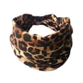 thumbnail image 5 of sunsanly Bohemia Style Yoga Headband Floral Pattern Knot Design Wide Hairband Sweat Absorbing Fitness Sport Headband Head Wrap, 5 of 8