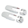 thumbnail image 4 of 4PCS Hood Release Handle Cover Electroplating Bright Rust Proof Smooth Surface Replacement Compatible Hummer H2 SUT 20032009, 4 of 5