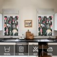 thumbnail image 4 of Mushroom Inspired Kitchen Curtains 3-Piece Set 27.5x36in Polyester Fabric Rustic Fall Decor for Cozy Thanksgiving and Halloween Vibes, 4 of 6