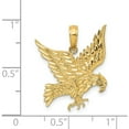 thumbnail image 5 of 14K Yellow Gold Eagle Pendant (20 X 19) Made In Peru c3491, 5 of 6