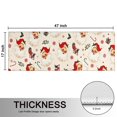 thumbnail image 5 of Kitchen Rugs Sets Of 2,Beige Christmas Santa Pattern Anti Fatigue Kitchen Mat Rugs Non Slip Washable,Decorative Kitchen Floor Mats for Kitchen,Sink,Laundry,17"X47", 5 of 5