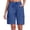 15# Blue, variant on 9" 10" Inseam Hiking Cargo Shorts Womens 6 Pockets Pull on Bermuda Shorts Lightweight Quick Dry Outdoor Workout Running Athletic Short Summer Travel Loose Army Green S