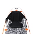 thumbnail image 3 of Asiento de kayak impermeable con bolsa de almacenamiento Asientos de pesca portátiles antideslizantes Paddling Barco a la Negro, 3 of 8