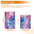 thumbnail image 6 of Yayeee Flameless Candles with Remote Flickering Battery Operated Multi Color Changing, Watercolor Blue Marble Pattern, 6 of 7