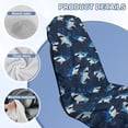thumbnail image 7 of Bulopur Shark Front Car Seat Cover Towel for Men Skull Decorative Car Seat Protector with Storage Bag for Vacation Running Portable Fit SUV Sedan Truck 1pcs, 7 of 7