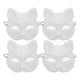 thumbnail image 4 of 4 Máscaras de Gato en Blanco con Malla para Halloween (Pintables) - Máscaras de Plástico para Proyectos Creativos DIY - Cosplay, 4 of 8