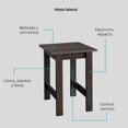 thumbnail image 4 of Mesa de centro auxiliar Urban Design chocolate Unitalla Madera ecológica MDP, 4 of 6