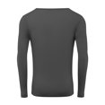 thumbnail image 2 of Adar Universal Underscrubs for Men - Long Sleeve Underscrub Knit Top Comfort Tee, 2 of 4