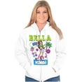 thumbnail image 4 of XOMG POP Bella Popstar Dream Cartoon Women Plus Size Zipper Hoodie Brisco Brands 2X, 4 of 5