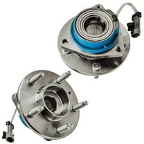 Detroit Axle - Front Wheel Bearing Hubs for AWD 2005-2011 Cadillac STS, 2 Wheel Bearing & Hubs Assembly Set 2005 2006 2007 2008 2009 2010 2011 Replacement