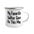 thumbnail image 2 of Fancy Quilter Gifts, My Favorite Quilter Gave Me This Mug, Joke 12oz Camper Mug For Coworkers From Coworkers, Quilting, Quilt patterns, Quilt kits, Quilt fabric, Fat quarter bundles, Jelly roll, 2 of 4