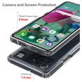 thumbnail image 3 of Clear Case for LG K92 5G, Transparent [Aquaflex] Semi-Flexible TPU [Shock Absorbing] Cover for LG K92 5G Phone (LM-K920AM, AT&T Cricket), 3 of 5