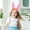 Pink A, variant on JGJJUGN Easter Bunny Ear Headband - Cute Long Ears Hairband with Faux Flower Decoration - Spring Party Accessory - Festive Headwear for Holiday Celebrations - Comfortable Soft Fabric