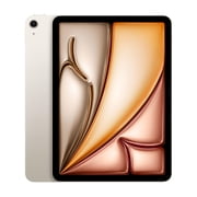 Restored 2024 Apple 11-inch iPad Air M2, Built for Apple Intelligence, Wi-Fi 256GB - Starlight
