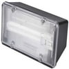 Wall- Or Ceiling-Mounted Fluorescent Commercial Floodlight, Black, 1 13-Watt Pl Lamp Included per 2 Each