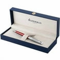 thumbnail image 2 of Waterman Ballpoint Pen - Hemisphere French Riviera Collection - Le Club Red - Medium Point, 2 of 3
