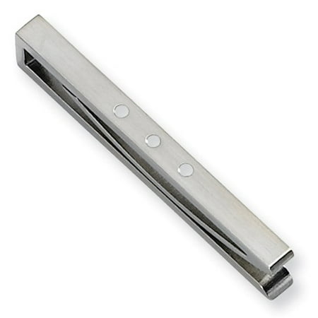 Stainless Steel Engravable Enameled Tie Bar