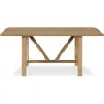 thumbnail image 5 of Finch Grant Wood Dining Table in Rustic Beige, 5 of 8