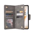 thumbnail image 2 of Étui pour OnePlus 8 Pro Portefeuille à Fermeture Éclair en Cuir Magnétique Porte-Cartes, 2 of 5
