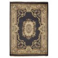 thumbnail image 2 of Rugsotic Carpets Hand Knotted Aras, Oriental Wool Area Rug, Light Blue, 3'x5', 2 of 5