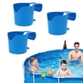 thumbnail image 4 of Aoyunhp 2Pcs Pool Cup Holders,Drink Holder for Pool,Cup Holder for Above Ground Pools Pool Cup Holders for Drinks Above Ground Round Pool Bar Strong and Easy to Use Clip,Blue, 4 of 7