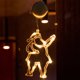 thumbnail image 1 of Decoración navideña con luz LED y gancho de ventosa, árbol de Navidad, copo de nieve, muñeco de nieve, funciona con pilas, para interior, dormitorio, escaparate, luces navideñas, blanco cálido, 1 of 6
