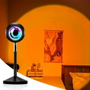Sunset Projector Lamp: 16 Colors, Remote Control, 180 Rotation