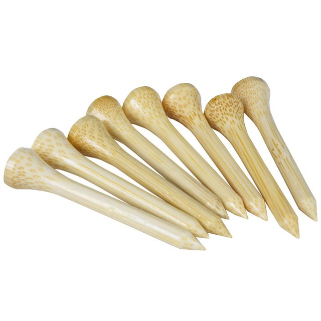 100 Piezas De Tees De Golf De Bambú, Soporte Para Pelotas De Golf, Clavos Para Pelotas De Golf, Alfiler De Bola, Patada De Clavo De 54 Mm