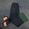 thumbnail image 2 of CKpwisy Cotton Linen Casual Summer Capri Pants Causal Lounge Pants with Pockets Loose Casual Crop Pants Cropped Tulip pant, 2 of 4