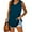 Lake Blue, variant on LVCBL Womens Tank Tops V Neck Basic Solid Color Dressy Casual Summer Sleeveless T Shirts S-2XL