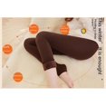 thumbnail image 6 of Black Autumn And Winter Padded Plus Velvet Leggings Women's High Waist Large Size Pearl Velvet Foot Warm Pants, 6 of 10