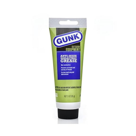 Gunk Anti-Seize Dielectric Grease, Non-Conductive Preventive Measure for Corrosion and Seaizing of Threads, 3 Ounces, Pack of 6