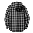 thumbnail image 6 of Plaid Hoodie Jacket for Men Ghalytn Buffalo Check Sweatshirt - Casual Zip Up with Pockets, 6 of 6