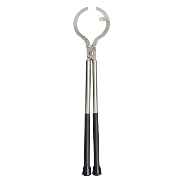 Pinzas de acero inoxidable Sunnimix Abrazadera de soporte de horno de fusión de oro 385mmx88mm para 2kg