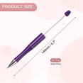 thumbnail image 2 of Beadable Pens 30 Pack Black Ink Plastic Bead Pen Creative DIY Ballpoint Pens for Teacher Office DIY Crafts Party Decorations Handmade Supplies, Candy Dark Purple, 2 of 7