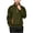 Army Green, variant on FSYBOA Boys Fleece Sweatshirt, Collared Kangaroo Pockets Quarter Zip Loose Fit Kids Fall Pullover Top Red Size 11-12T